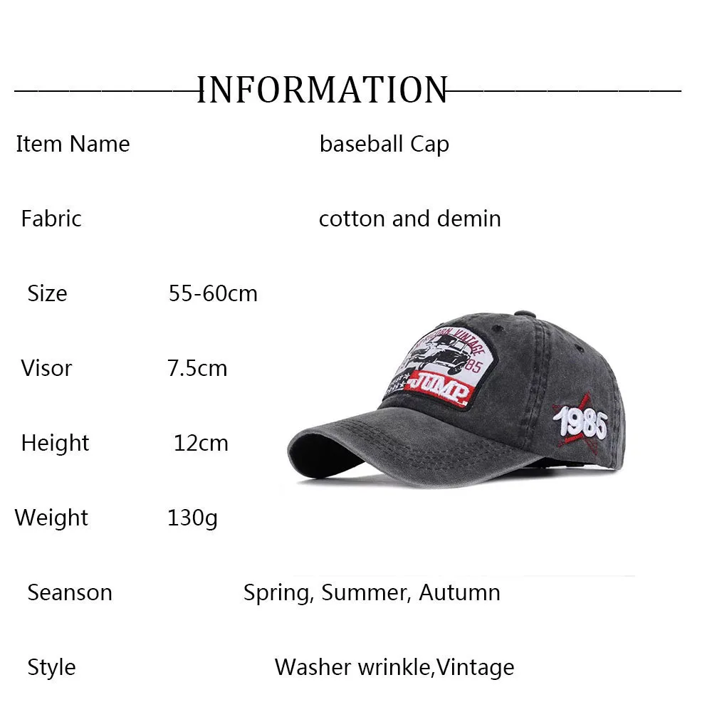 New Cotton Baseball Cap Hip Hop caps Snapback Hat For Men Women Dad Hat Embroidery Casual Cap Casquette