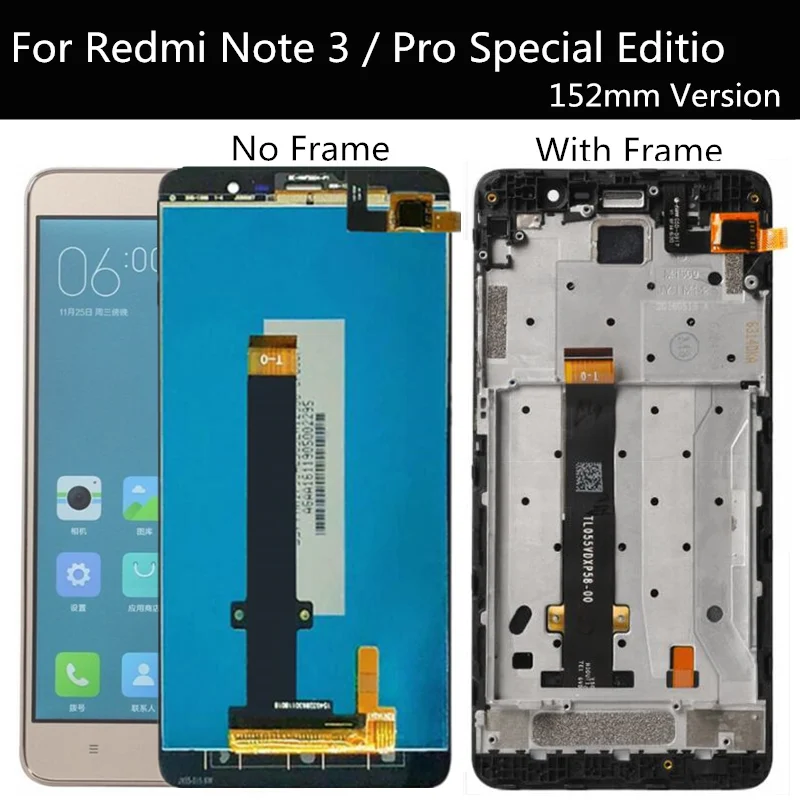 Для Xiaomi Redmi Note 3 Pro специальная версия глобальная сенсорный ЖК дисплей для / SE|screen