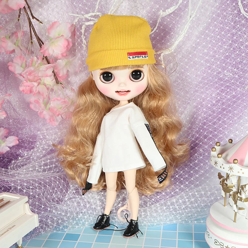 ICY factory blyth кукла на заказ кукла 1/6 bjd белая кожа суставное тело, новое матовое лицо открытый рот закрытые глаза