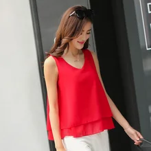 Womens Tops and Blouses Chiffon Women Blouses Summer Sleeveless Women Shirts Plus Size XXXL Korean Fashion Clothing womens tops Womens Tops and Blouses Chiffon Women Blouses Summer Sleeveless Women Shirts Plus Size XXXL Korean Fashion Clothing womens tops