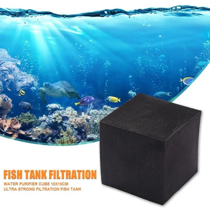 Горячая Распродажа фильтр для воды тонкий дизайн эко-аквариумный очиститель воды куб ультра сильное поглощение фильтры для аквариума