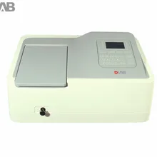Однолучевой спектрофотометр Dlab SP-V1100 длина волны 320~ 1100nm Вольфрамовая Лампа спектральная полоса пропускания 2,0 нм поставляется с 4 шт. кюветами