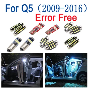 

Perfect White 19pcs LED trunk Bulb LED Interior footwell Lights Kit Package for Audi Q5 (2009-2016)
