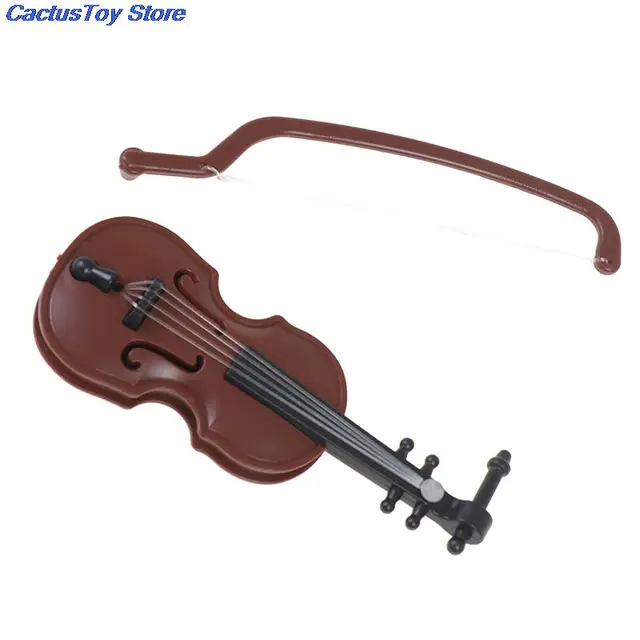 1/12 Dolls House Miniature Plastic Violin Music Instrument Model Accessories Toy MYPANDA 5