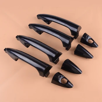 

DWCX 4PCS Car Exterior Door Handle Grip Front Rear Left Right 826611R000CA Fit For Hyundai Accent 2012 2013 2014 2015 2016