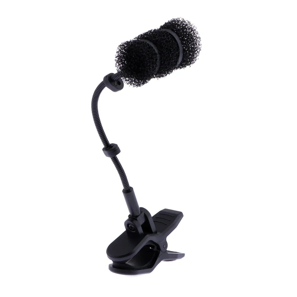 MagiDeal Erhu, Flute Microphone MIC Clip Holder Stage Performance Accessory