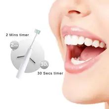 360 градусов u-образная звуковая электрическая зубная щетка 3D высшее качество умная перезаряжаемая Водонепроницаемая сменная зубная щетка отбеливание головы