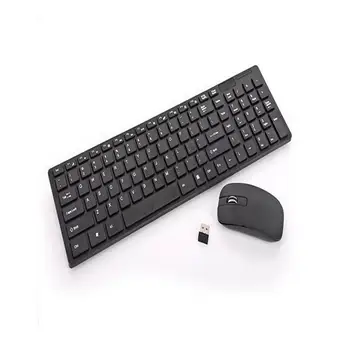 

K03 Wireless Keyboard And Mouse Mini Multimedia Keyboard Mouse Combo Set For Notebook Laptop Mac Desktop Office Supplies