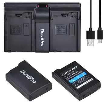 

2x 3.6V 3600mAh PSP-1000 PSP1000 Li-ion Battery Charger for Sony PSP 1000 Console for Sony PSP 1000 PlayStation Portable