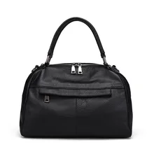 Новая настоящая кожаная женская сумка, сумка на одно плечо, модная сумка-тоут