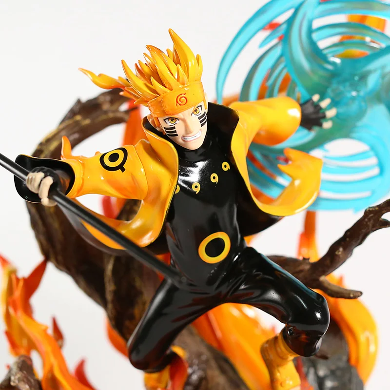 Naruto Shippuden Uzumaki Naruto Six Paths Sage Mode Rasengan Ver Gk Statue With Light Figure Collectible Model Toy By Fandom Express