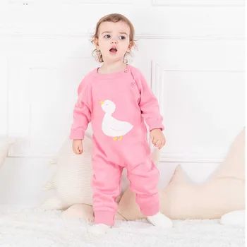 

Baby Rompers Knitted Autumn Winter Warm Newborn Bebes Jumpsuits for Infant Boy Girl Overalls One Piece Children Sweaters Clothes