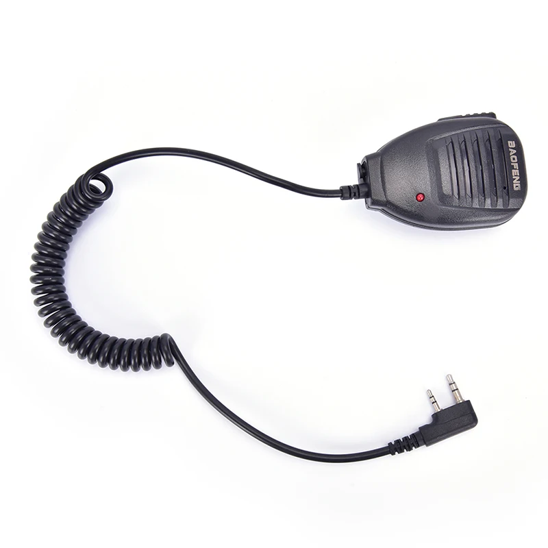 Altavoz de 2 vías H21 con micrófono, para Baofeng 888 S 5R 5RA UV82 8D 5RE, auriculares con Radio interfono