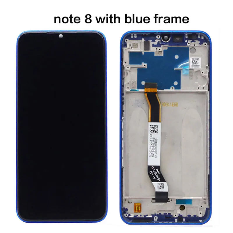 6 3 "ЖК дисплей для Xiaomi Redmi Примечание 8T / Note 8 ЖК с сенсорной панелью сенсорным