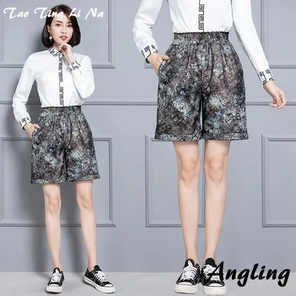 

Топ-бренд, новинка 2020, женские шорты из натуральной овечьей кожи KS64, высокое качество