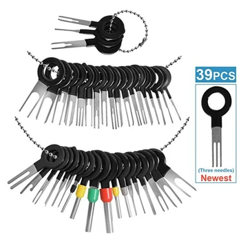 

39pcs/set Durable Needle Pin Ejector Wire Terminal Removal Tool Auto Stainless Steel Kit Sheet Metal Tools