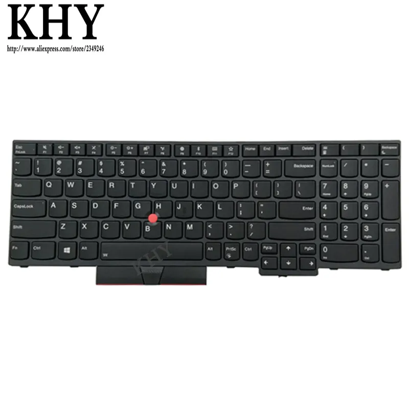 США Подсветка клавиатуры для ThinkPad E580 E590 L580 L590 P52 P53 P53s P72 T590 FRU 01YP600 01YP680 01YP760 б/у клавиатуры