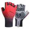 1Pair Men Cycling Gloves Thick Anti-Slip Half Finger Gloves Mittens for Gym Breathable Climbing Wear-Resistant Gloves 2