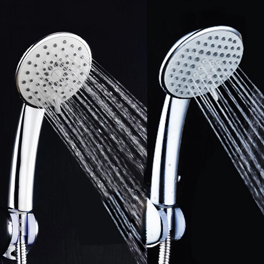 

Handheld Shower Head with Multiple Gears Five Modes Large Outlet Panel Silicone Outlet Hole Anti-blocking&Insulated Shower Head