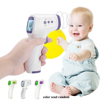 

Non-Contact IR Infrared Thermometer Baby Thermometer Laser LCD Backlight Digital C/F Pyrometer Body Temperature Meter ZL