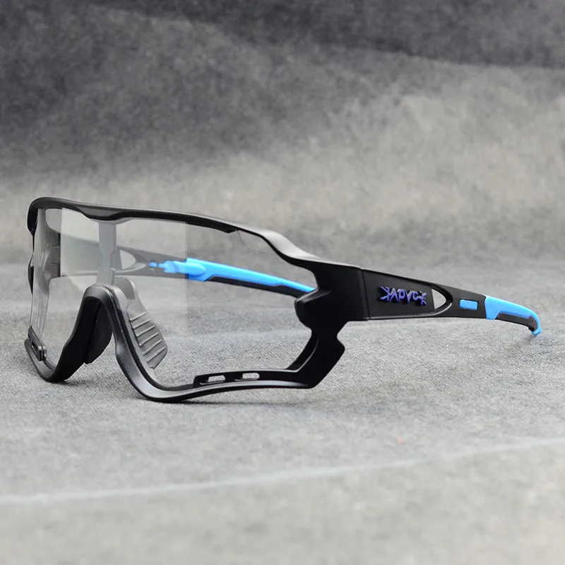 Мужские/женские фотохромные велосипедные солнцезащитные очки с 1 линзой, очки для спорта на открытом воздухе, велосипедные очки, велосипедные очки для пешего туризма, рыбалки, MTB