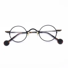Belight оптические Мужские Винтажные маленькие Мини Круглые ретро-дизайн стеклянные очки для глаз es оптические очки с оправой