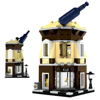 

Multiple Styles Toy DIY Mini Street View Building Block Bricks Set Educational Toys for Children Adults Indoors Have Fun