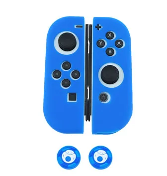 12 Мягкий Silione корпус защитный чехол для shand переключатель Joy Con зеленый желтый розовый левый/правый Joycon - Цвет: 12