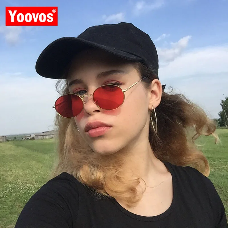 

Yoovos Oval Retro Sunglasses Women/Men 2019 Brand Design Mirror Sunglasses For Women Vintage Round Luxury Oculos De Sol Gafas