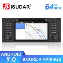 Isudar 1 Din Android 9 авто радио для BMW/E53 X5 Восьмиядерный ОЗУ 4 Гб ПЗУ 64 Гб gps Автомобильная Мультимедийная стерео система DSP DVD DVR камера