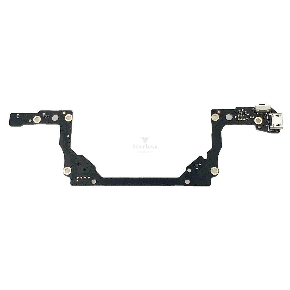Carte de boutons de télécommande pour DJI Mavic 2 Pro/Zoom présentée sous angle, montrant les boutons et le circuit.