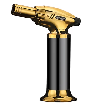 

Kitchen Culinary Torch Portable Windproof Refillable Gas Lighter With Adjustable Flame For Cooking Baking Barbecue100x135x33.5mm