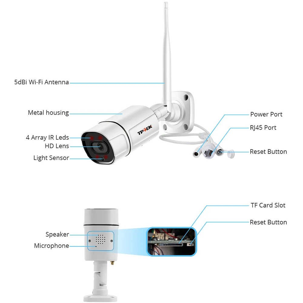 ao ar livre cctv 1080p camera de 05