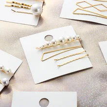 Южная Корея заколки с боковыми краями сети красный жемчуг INS Bang клип головной убор Женская взрослая простая повязка для головы корейский стиль длинный зажим