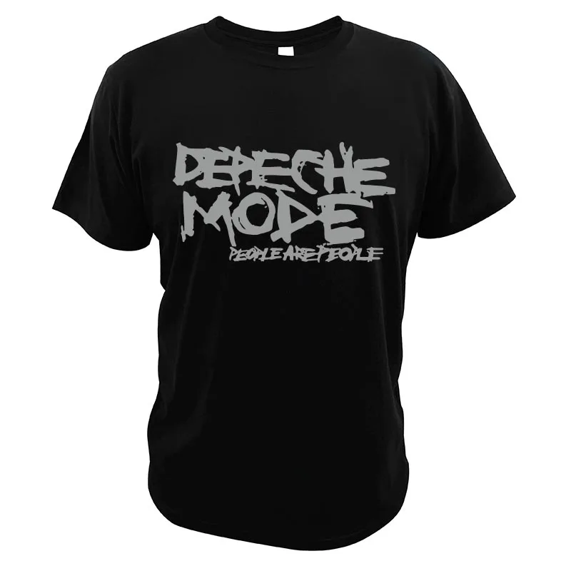 

Depeche-Mode People Are People T-Shirt English Electronic Music Band Tee Casual Summer 100% Cotton Essential Top EU Size