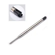 10 шт./партия роллер, шариковая ручка, заправка, средний, синий, черный цвет, чернильный шар, Заправка для ручек, для школы, офиса, канцелярские принадлежности