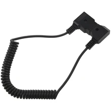 Спиральный D-TAP 2Pin мужчин и женщин удлинитель для DSLR Rig аккумуляторная система Anton WY17