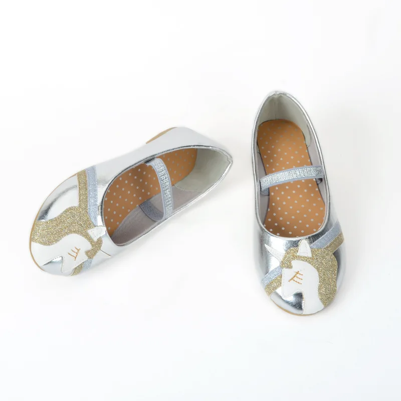 Spring Autumn Children Shoes Embroid Elastic Band Flat Baby Shoes