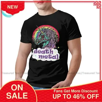 

Zombie Unicorn T Shirt Zombie Unicorn Death Metal T-Shirt Printed Mens Tee Shirt Short Sleeves Cotton Tshirt