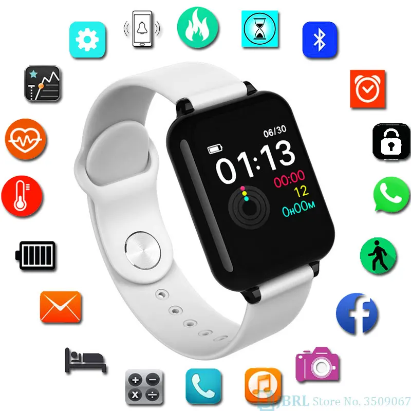 

B57c Smart Watch Kids Children Smartwatch For Girls Boys Electronic Smart Clock Students Child Sport Smart-watch Aged 3-18 Year