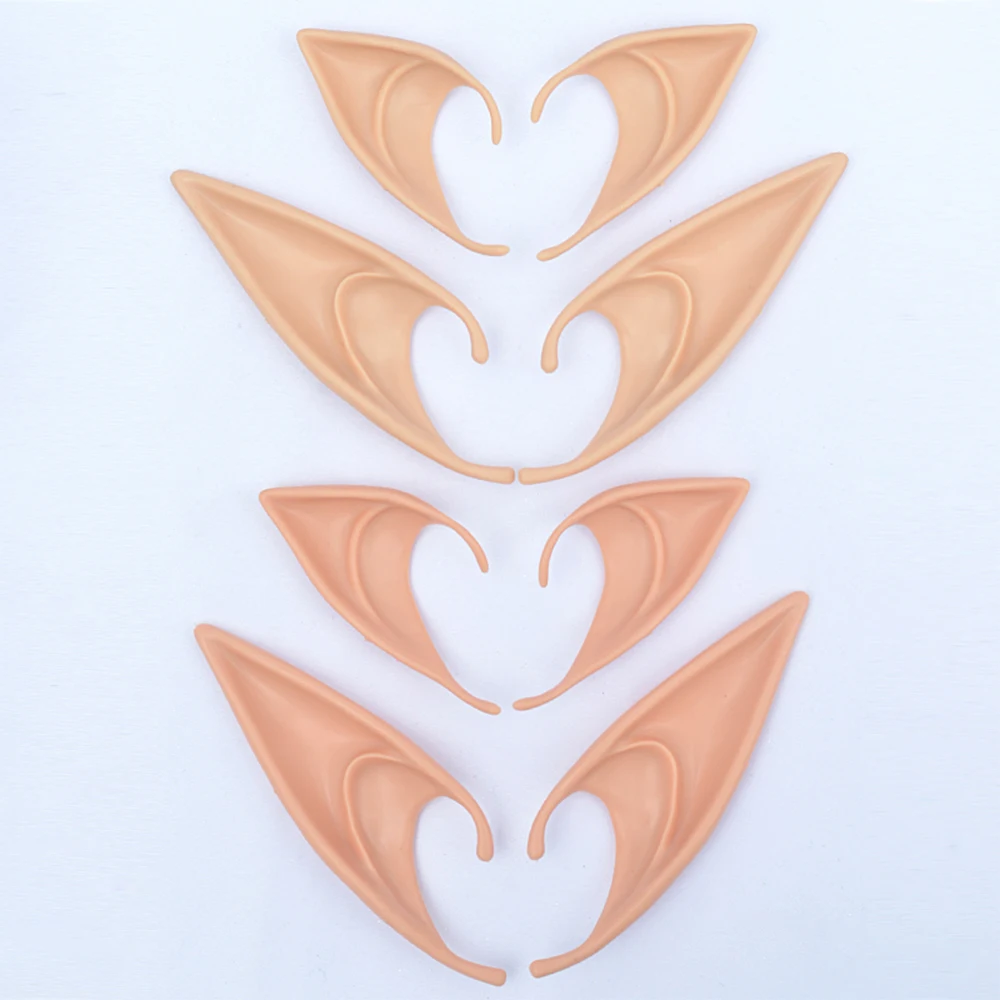 Lot Oreilles Elf Réutilisables VONJUMA 4 Paires Oreille Elfe Femme Elf Ears Latex Fée Oreilles En Latex Pour Cosplay Oreilles D'Elfe Halloween Noël Toute Soirée À Thème 10cm/12cm Oreilles De Fée Couleur Lot Oreilles Elf Réutilisables VONJUMA 4 Paires Oreille Elfe Femme Elf Ears Latex Fée Oreilles En Latex Pour Cosplay Oreilles D'Elfe Halloween Noël Toute Soirée À Thème 10cm/12cm Oreilles De Fée Couleur