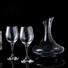 3 шт./компл. вина Стекло графин с 2 шт. Кубок красное вино бренди шампанское Стекло es бутылка кувшин для наливания вина вино аэратор для Семья бар