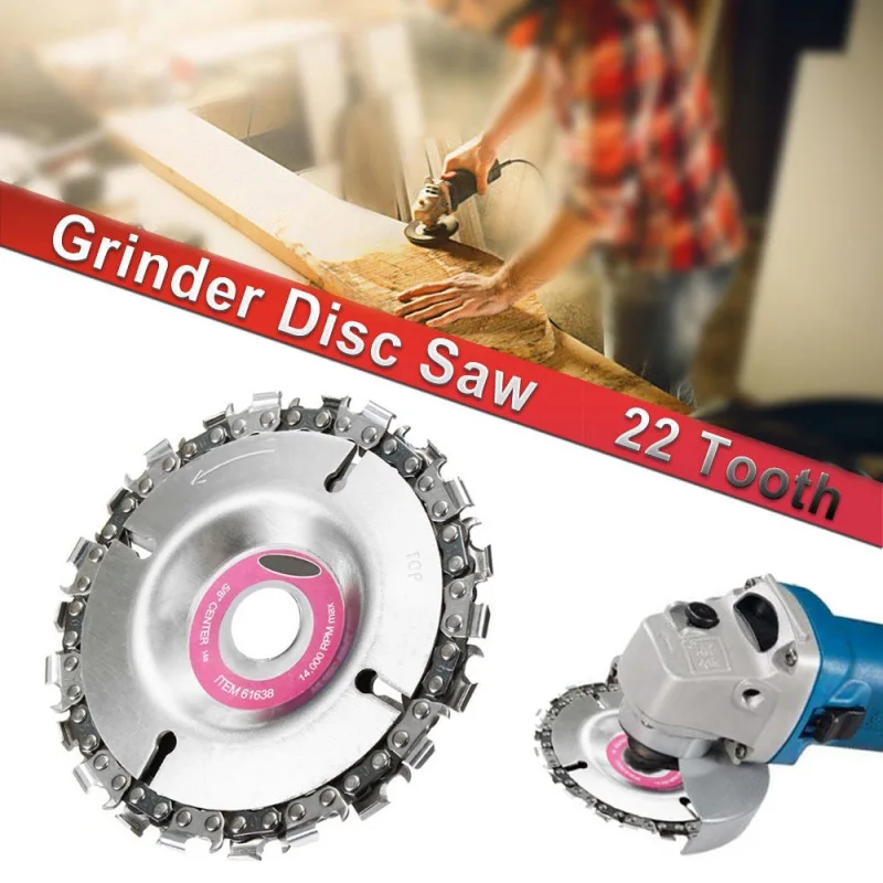 

22 Tooth 4 Inch Grinder Disc Angle Grinder Sanding Disc Chainsaw Durable Angle Grinder Abrasive Circular Saw Blades