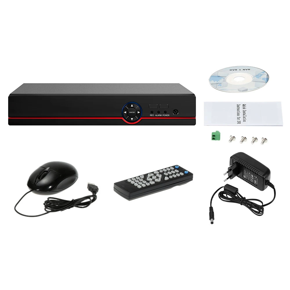 Аналоговая камера высокого разрешения CVI TVI NVR HVR 5-в-1 DVR 8CH 1080P видеомагнитофон ONVIF P2P подключением к телефону мониторинга для видеонаблюдения Системы комплект