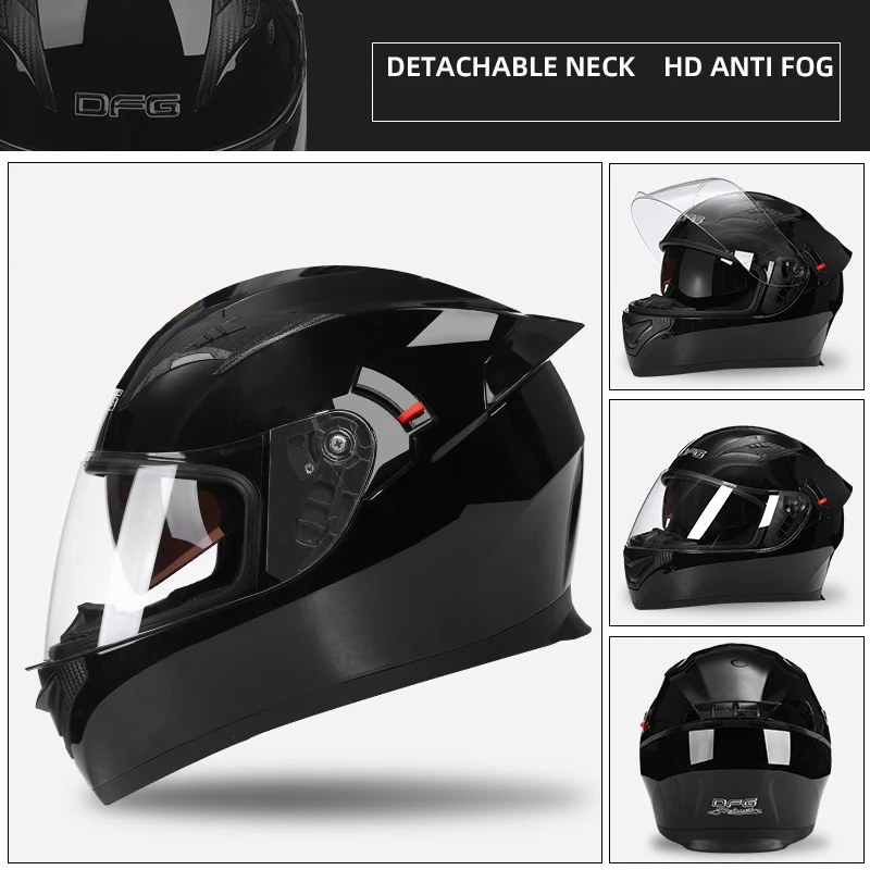Внедорожный мото rcycle шлем полное лицо Casco moto cross Профессиональный мото rbike ATV горные гонки Dirt Bike для мужчин и женщин - Цвет: Bright black helmet