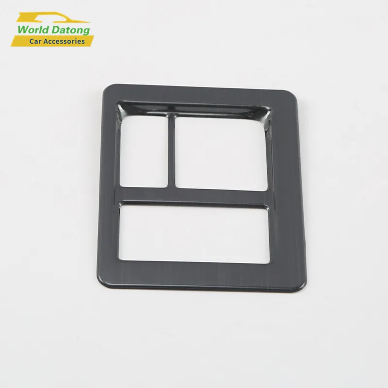 Car Headlight Adjustment Switch Stainless Steel Trim For Toyota Land