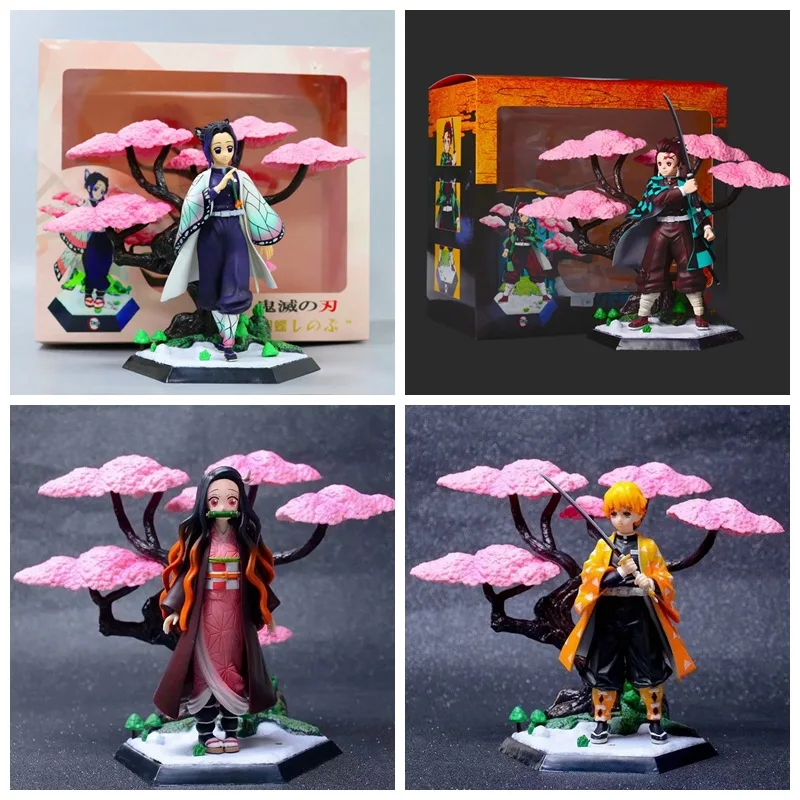 

20CM PVC Demon Slayer Kamado Tanjirou Nezuko Tsuyuri Kanawo Box-packed Figure Toys Boy and Girl Gift Cool Thing