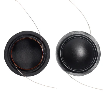 

2PCS 1 INCH 25.4mm 25.5mm Dome Tweeters Voice Coil 8ohm Universal Black Silk Diaphragm Treble Speaker Repair accessories DIY