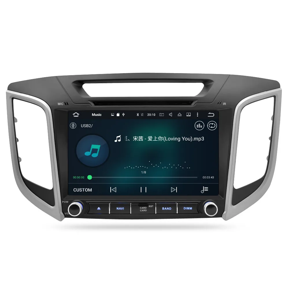Best Android 9.1/9.0 Car DVD Radio GPS Player Multimedia For Hyundai ix25 Creta 2014-2019 WIFI Bluetooth Navigation Stereo Headunit 22