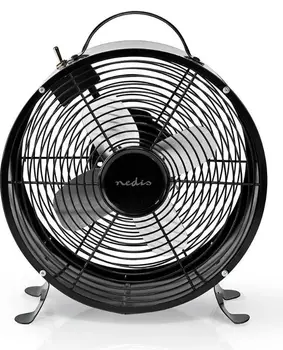 

✅Nedis Retro style desktop fan | Diameter 25 cm | 2 speeds | color black⭐⭐⭐⭐⭐